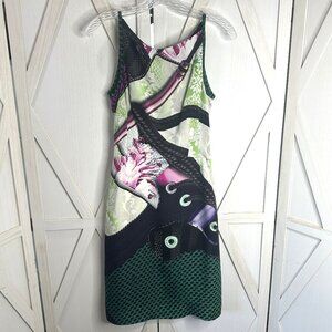 Mary Katrantzou x Adidas Originals Silk Midi Dress